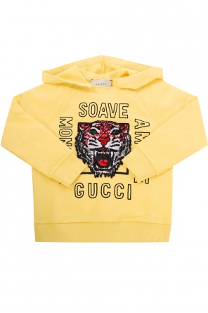Appliquéd sweatshirt, zdjęcie 1 Appliquéd sweatshirt od Gucci Kids